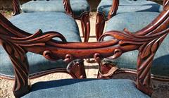 090320195 Rosewood Antique Dining Chairs 35 or 89cm high 19 or 44cm deep 18 or 46cm hs 18 or 46cm wide _7.JPG